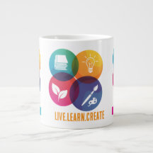 Live.Learn.Create ジャンボマグカップ