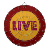 Live & Let In Orbit Dart Board ダーツボード (正面)