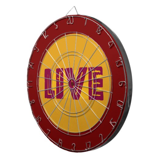 Live & Let In Orbit Dart Board ダーツボード (正面右)