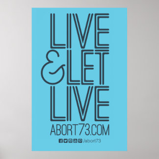 Live & Let Liveポスター(Abort73.com) ポスター
