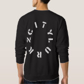 Live Lifeメンズ スウェットシャツ (裏面)