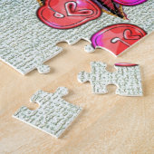 「Live Life Large」アートプリント ジグソーパズル (側面)