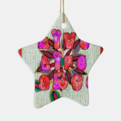 「Live Life Large」アートプリント セラミックオーナメント (右)