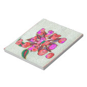 「Live Life Large」アートプリント ノートパッド (回転)