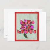 「Live Life Large」アートプリント ポストカード (正面/裏面)