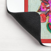 「Live Life Large」アートプリント マウスパッド (コーナー)