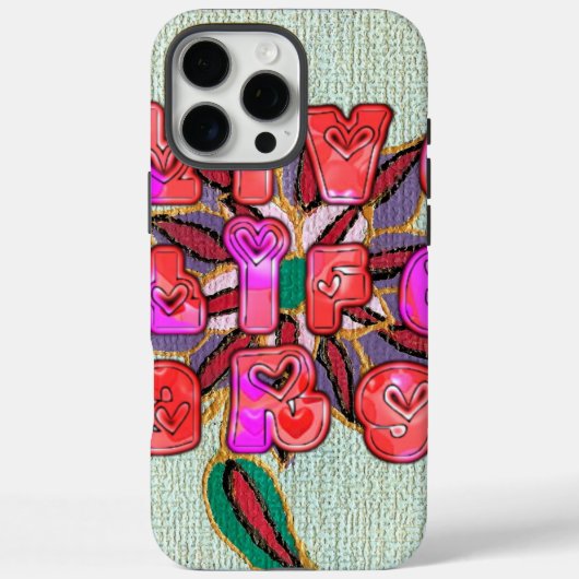 「Live Life Large」アートプリント Case-Mate iPhoneケース (裏面)