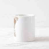 Live Like a Dog Be Kind Be Strong コーヒーマグカップ (中央)