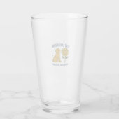 Live Like a Dog Be Present, Be Happy タンブラーグラス (裏面)