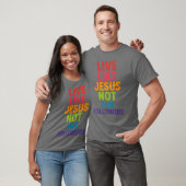 Live like Jesus, not His followers Tシャツ (ユニセックス)