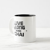 Live LongとChai ツートーンマグカップ (正面左)