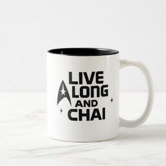 Live LongとChai ツートーンマグカップ