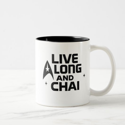 Live LongとChai ツートーンマグカップ (右)