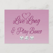 Live Long and 遊 Bunco ポストカード (正面)