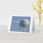 Live Long in Prosper (TX)グリーティングカード カード (黄色い花)