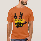 Live Long Prosper Salute Tシャツ (正面)