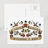 Live Love ランニング's a Ship ポストカード (正面/裏面)