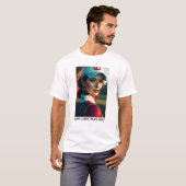 Live, Love, 遊 Golfユニセックス - Tシャツ (正面フル)