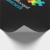 Live Love Accept Autism Awareness ラッピングペーパー (角)