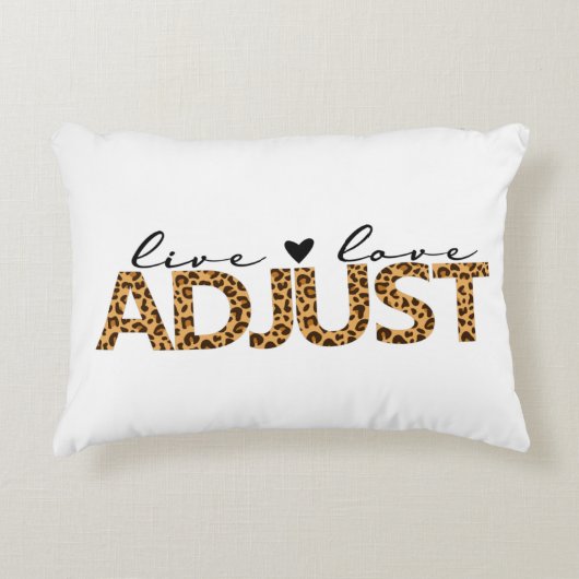Live love adjust, カイロプラクティックピロー, chiro アクセントクッション (正面)