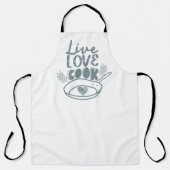 Live Love Cook エプロン (正面)