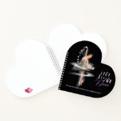 Live、Love、Dance Journal ノートブック (内部)