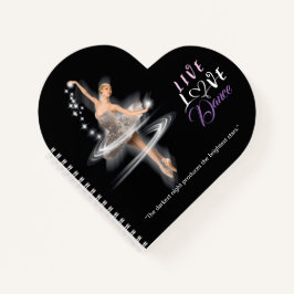 Live、Love、Dance Journal ノートブック