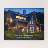 Live. Love. [Family Name] 新居の写真と住所 ジグソーパズル (横)