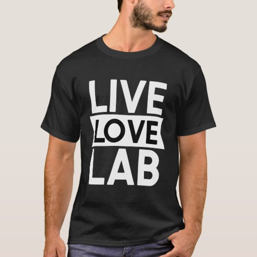Live Love Lab – フォレンジックサイエンティスト Tシャツ (正面)