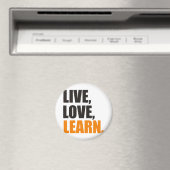 Live, Love, Learn マグネット (インサイチュ (食洗機))