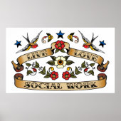 Live Love Social Work ポスター (正面)