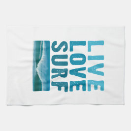 live_love_surf キッチンタオル