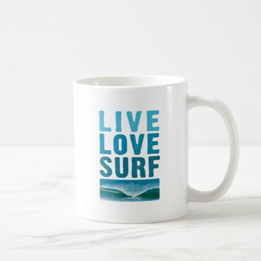 live_love_surf コーヒーマグカップ (右)