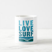 live_love_surf コーヒーマグカップ (中央)