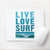 live_love_surf マウスパッド (マウス)