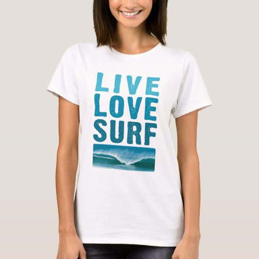 live_love_surf tシャツ (正面)