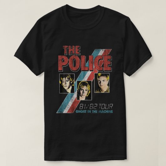 Live Love The Police Music Band Gift Tシャツ (デザイン正面)