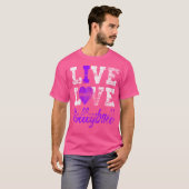 Live Love Volleballバレーボール女子 Tシャツ (正面フル)