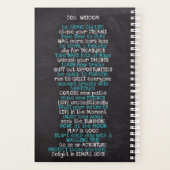 Live Love Woof - Dog プランナー手帳 (裏面)