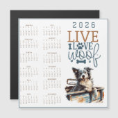 Live Love Woof Dog Calendar (正面/裏面)