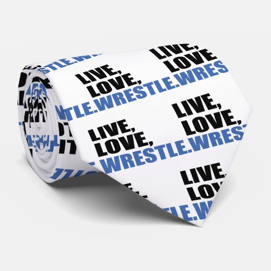 Live Love Wrestle ネクタイ (ロール)