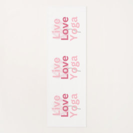 Live Love Yoga Fitness for Women ヨガマット