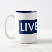 LIVE MAD Bold Motivation Mug ツートーンマグカップ (左)