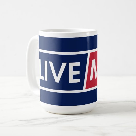 LIVE MAD Urban Statement Mug コーヒーマグカップ (正面左)