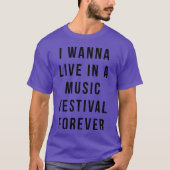 Live Music Festival funny Tシャツ (正面)
