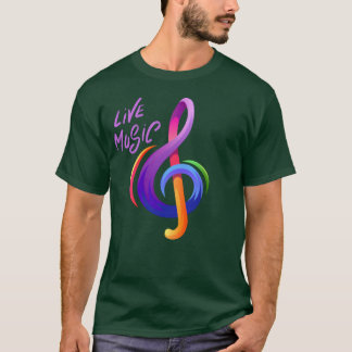 live music music and arts t shirt boy tシャツ