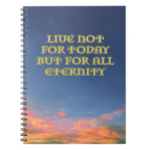 「Live Not For Today」ノートブックv2 ノートブック