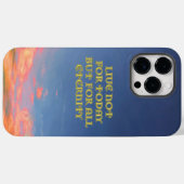 "Live Not For Today" iPhoneケース Case-Mate iPhoneケース (裏面 (横))