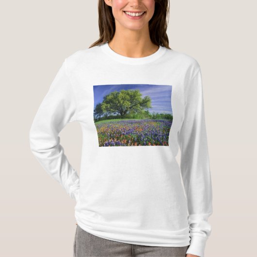 Live Oak & Texas Paintbrush, and Texas Tシャツ (正面)
