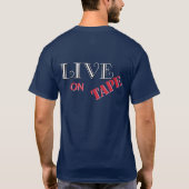Live on TapeロゴシャツVersion 2 Tシャツ (裏面)